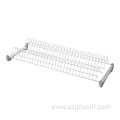 Stainless Steel 2-Tier Metal Adjustable Dish Drying Rack